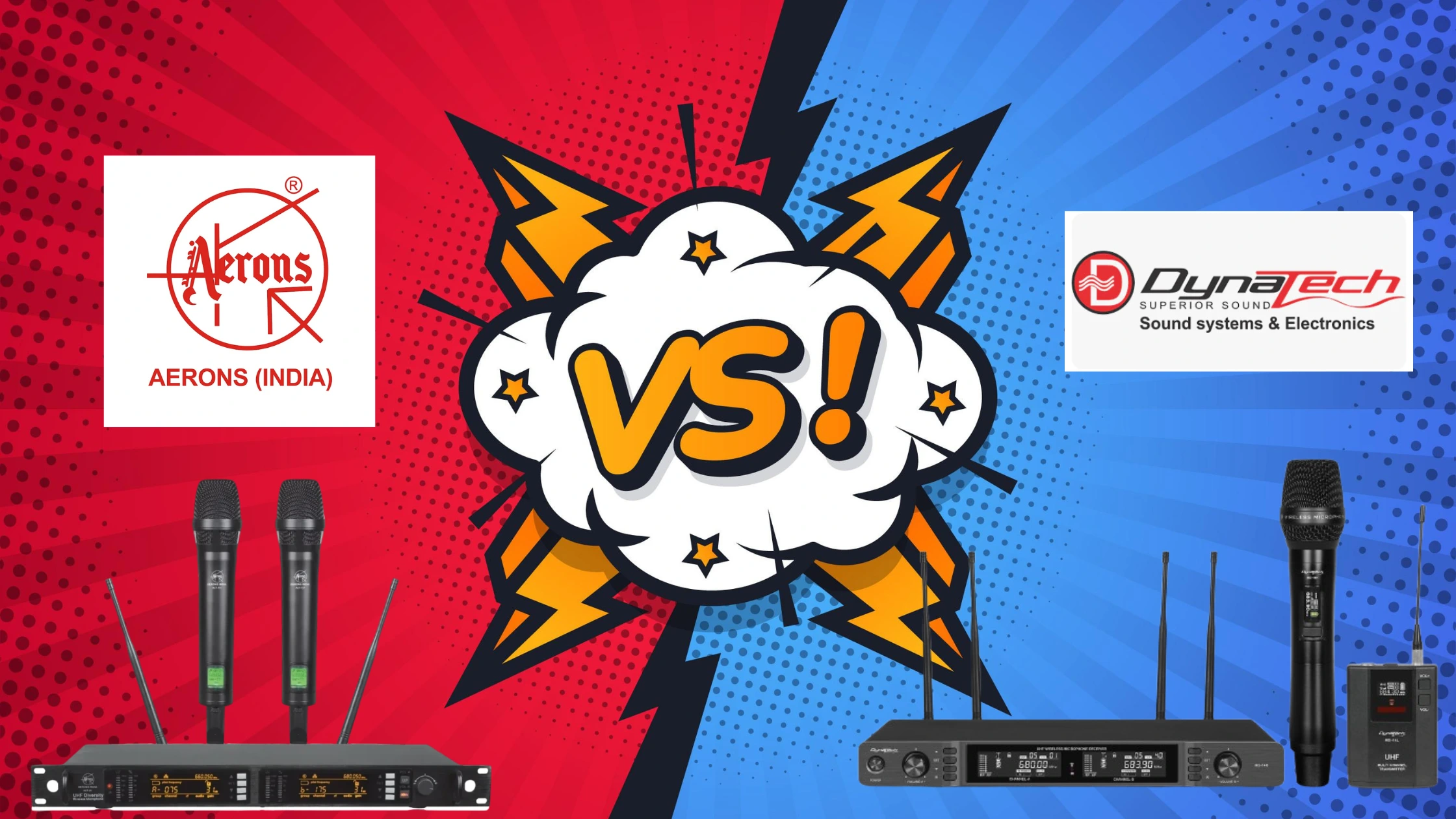 Comparing the Best: Aerons ACT 2K vs. Dynatech MS14 Wireless Microphone ...